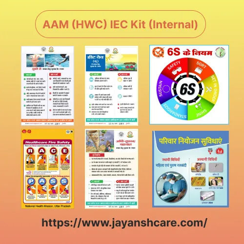 Aayushman Aarogya Mandir I.E.C Internal Set